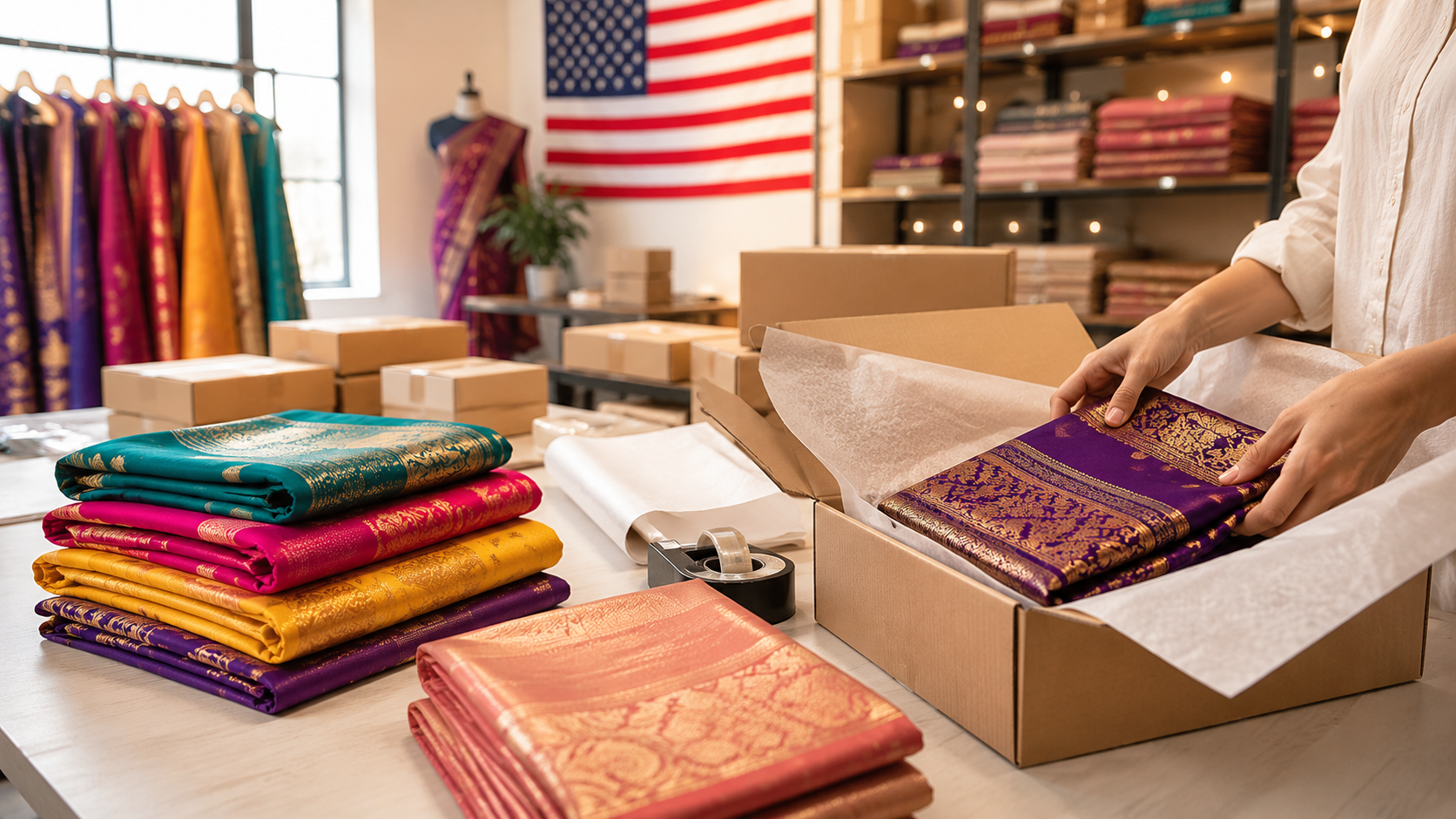 How We Deliver Sarees in Just 2–4 Days