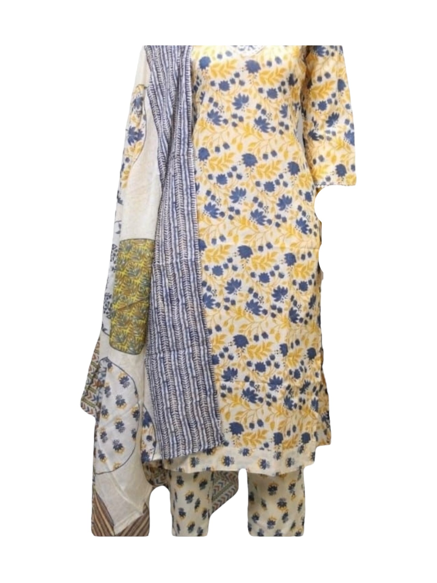 Traditional Digital Print Salwar Kameez, Cultural Wear for Women, Aug01 - Saree Ghor Charlotte