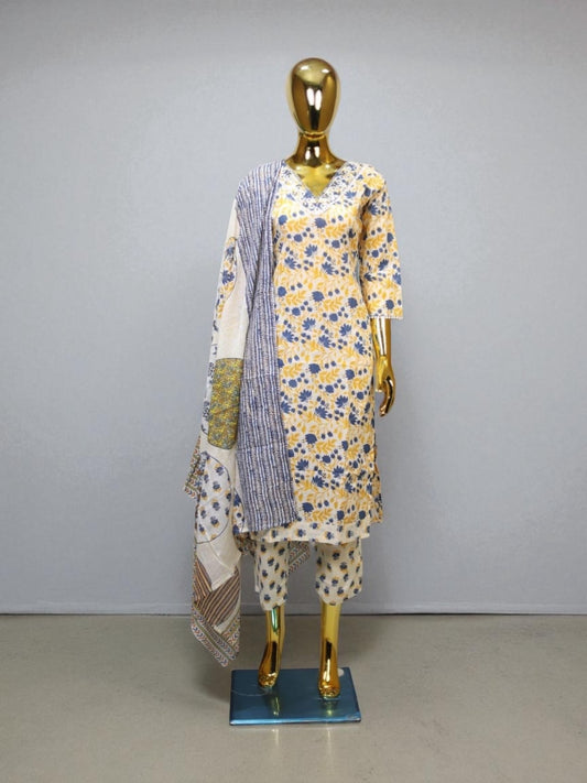 Traditional Digital Print Salwar Kameez, Cultural Wear for Women, Aug01 - Saree Ghor Charlotte