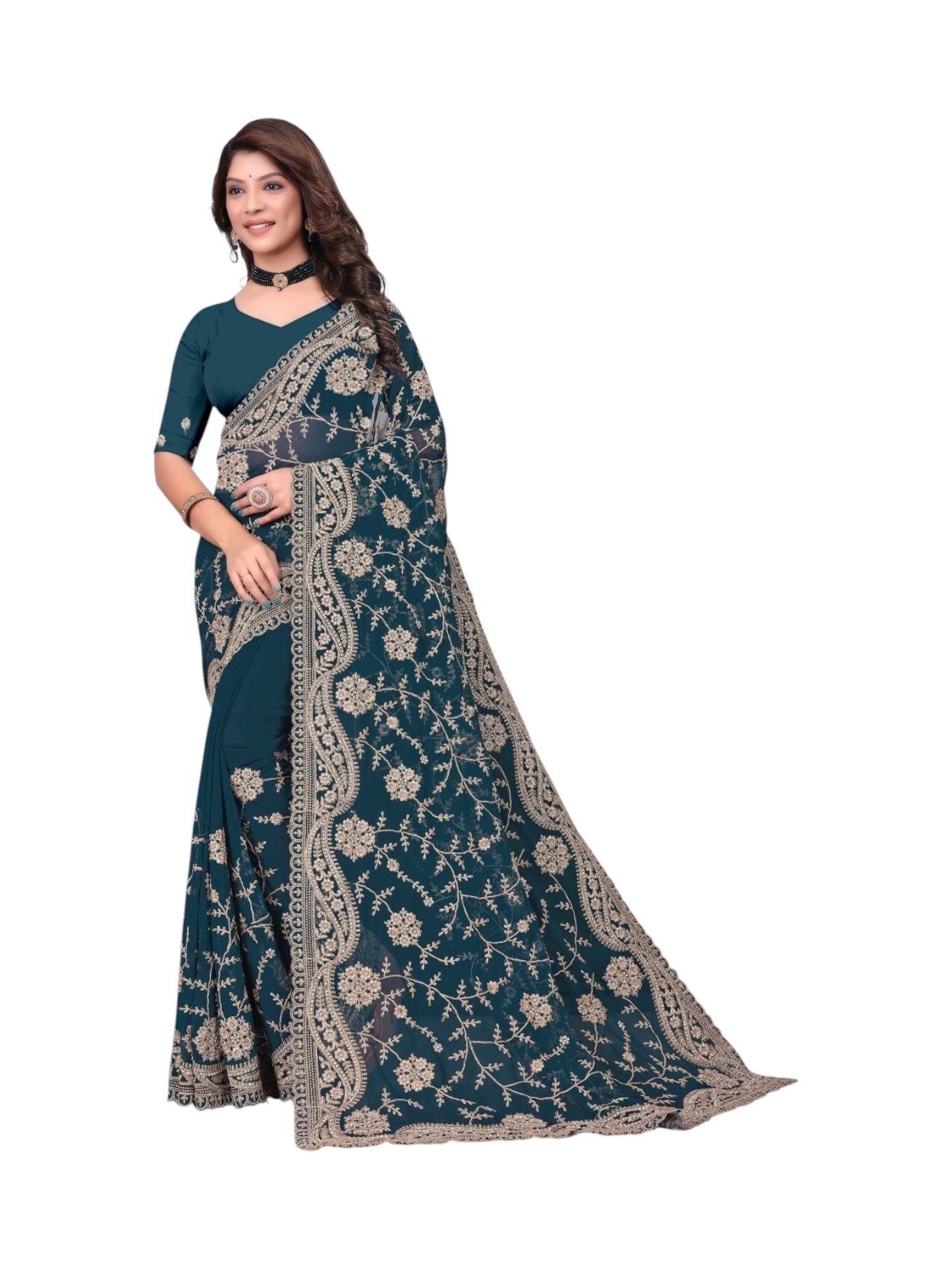Georgette Traditional Saree, Cultural Wear for Women