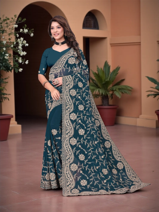 Georgette Traditional Saree, Cultural Wear for Women