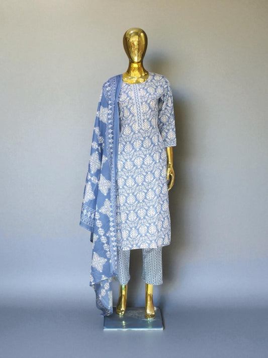 Traditional Digital Print Salwar Kameez, Cultural Wear for Women, Aug02 - Saree Ghor Charlotte