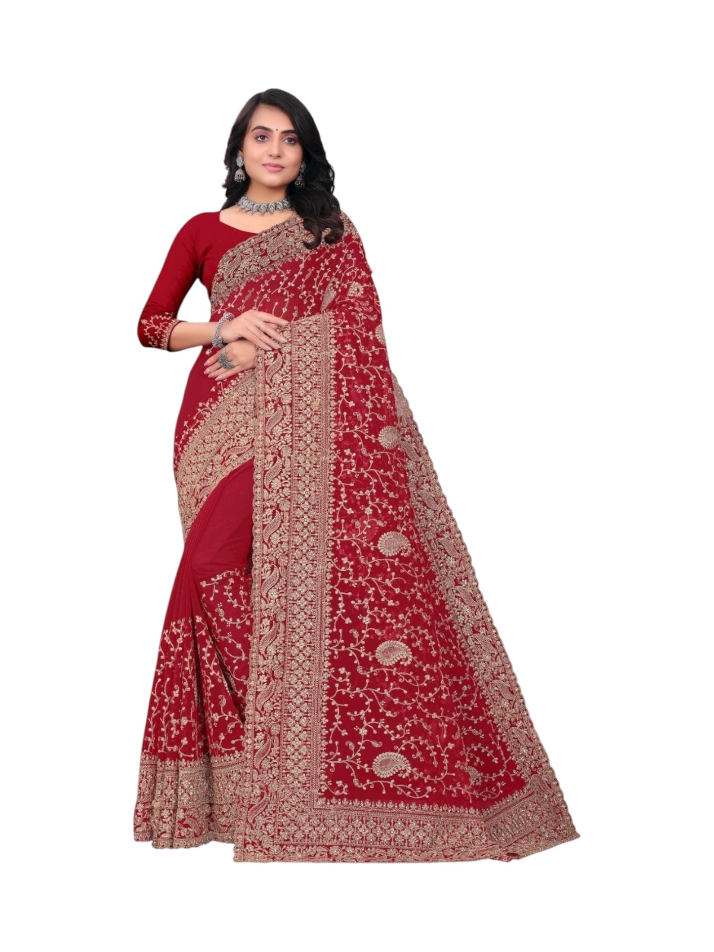 Georgette Traditional Saree, Cultural Wear for Women