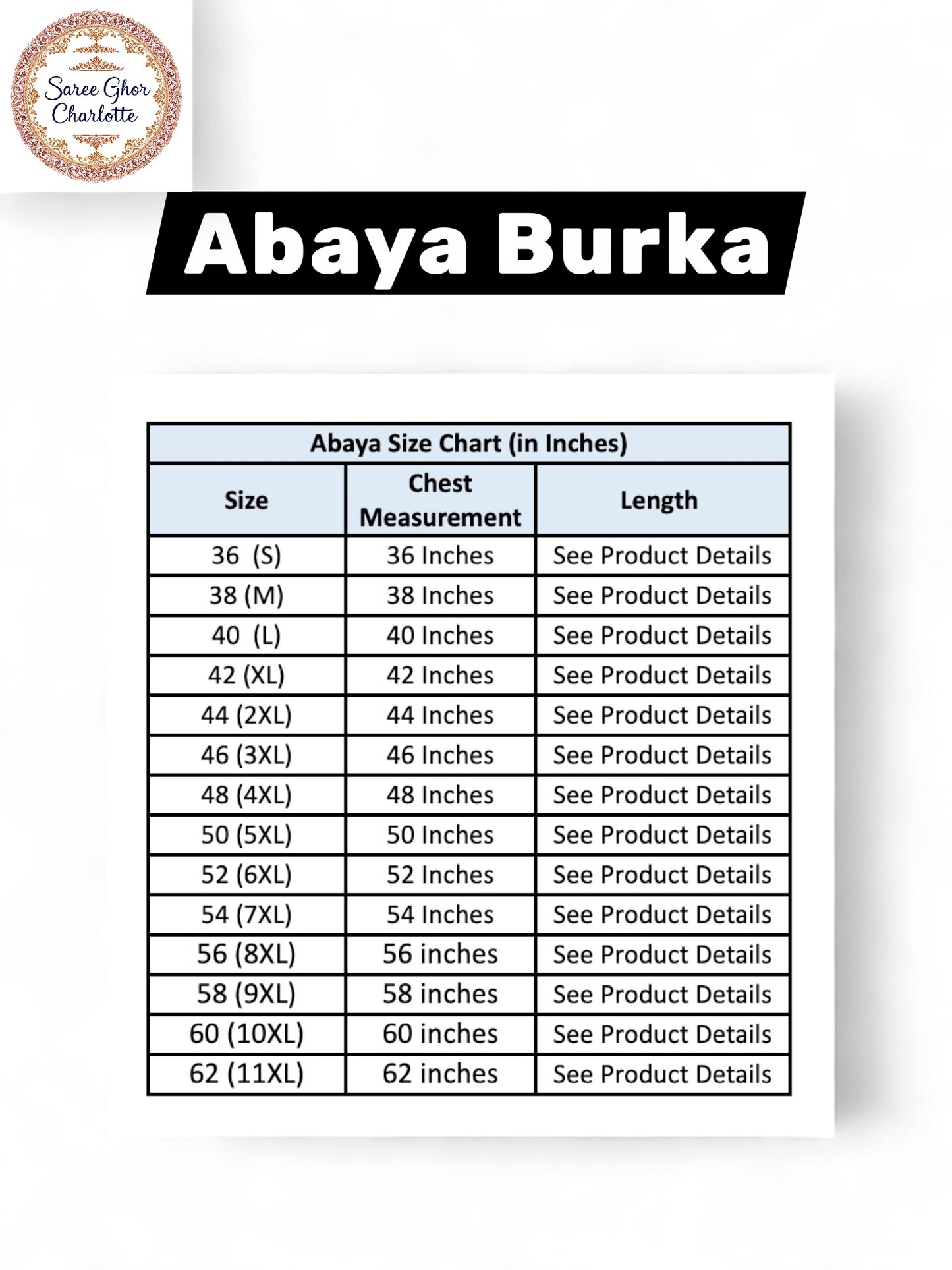 Women’s Kaftan Abaya, Modest Islamic Dress, Aug61 - Saree Ghor Charlotte