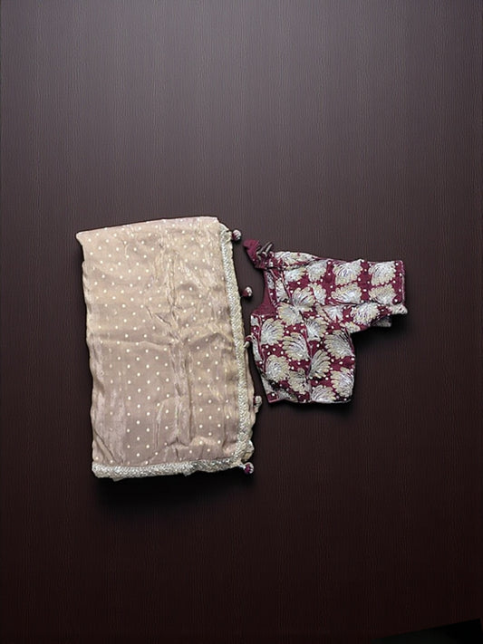 Designer Saree with Ready Blouse, Cultural Wear for Women, Aug16 - Saree Ghor Charlotte