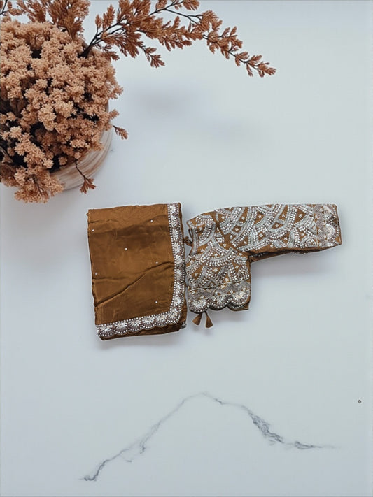 Designer Saree with Ready Blouse, Cultural Wear for Women, Aug15 - Saree Ghor Charlotte