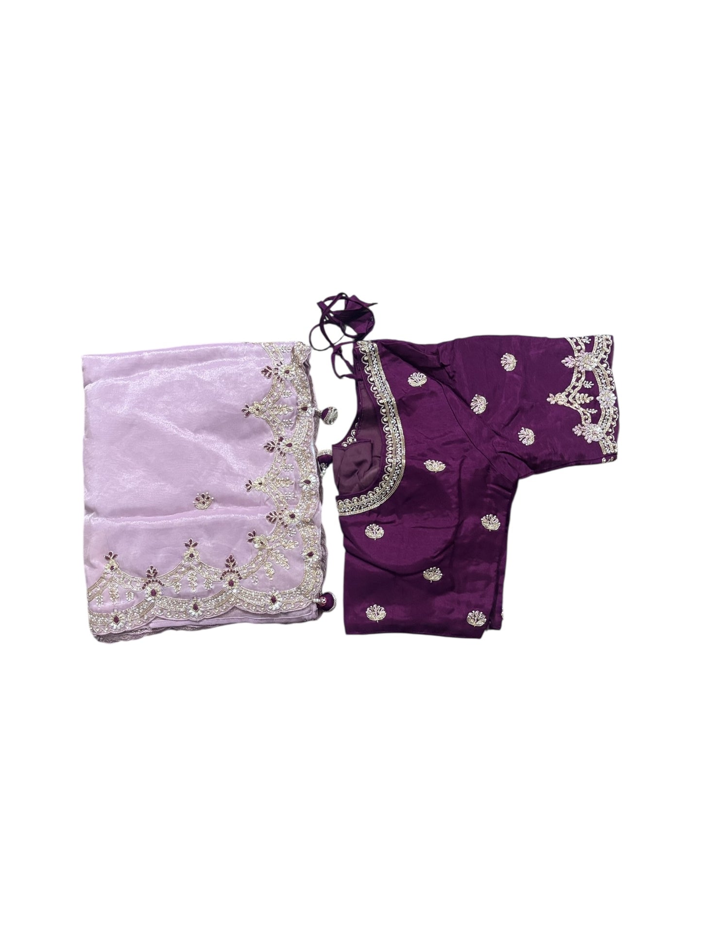 Designer Saree with Ready Blouse, Cultural Wear for Women, Aug20 - Saree Ghor Charlotte