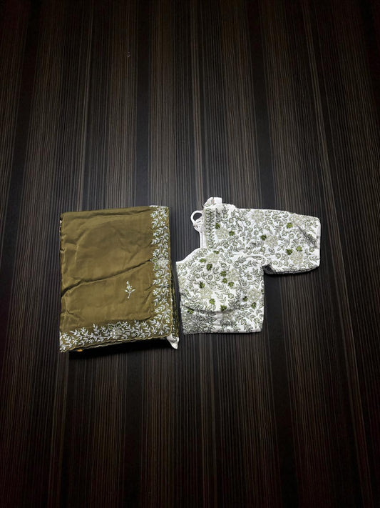 Designer Saree with Ready Blouse, Cultural Wear for Women, Aug21 - Saree Ghor Charlotte