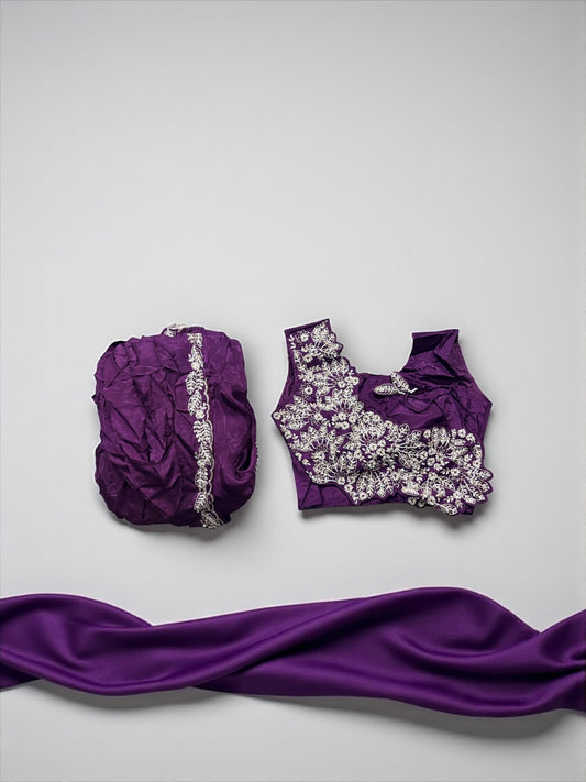 Ready To Wear Saree with Ready Blouse, Cultural Wear for Women, Aug22 - Saree Ghor Charlotte