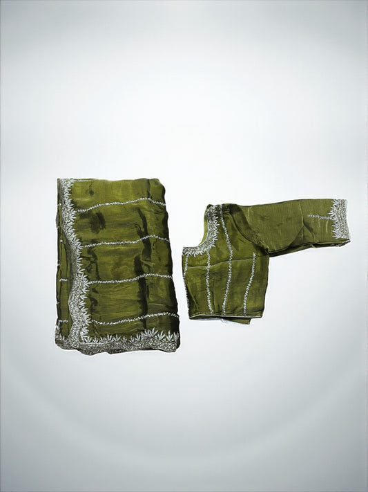 Designer Saree with Ready Blouse, Cultural Wear for Women, Aug28 - Saree Ghor Charlotte