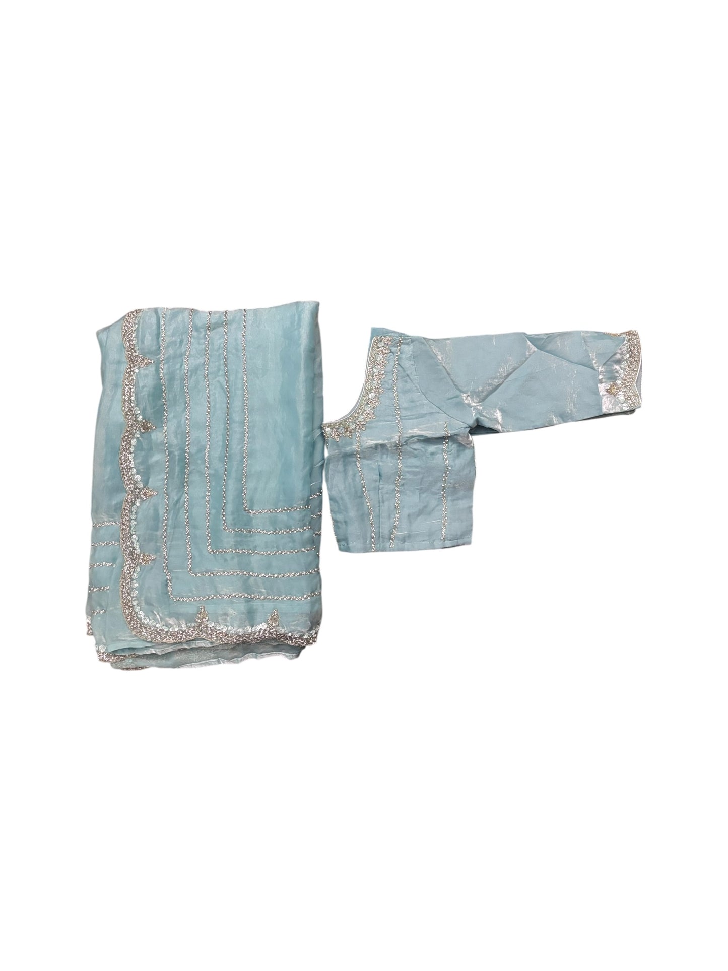 Designer Saree with Ready Blouse, Cultural Wear for Women, Aug31 - Saree Ghor Charlotte