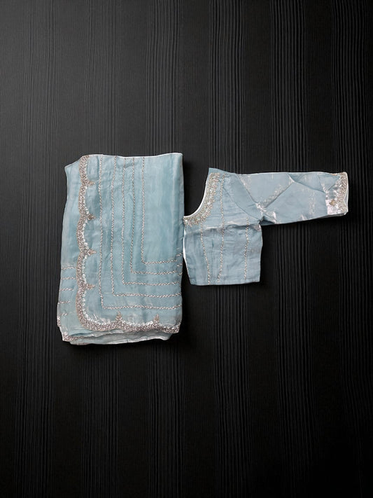 Designer Saree with Ready Blouse, Cultural Wear for Women, Aug31 - Saree Ghor Charlotte