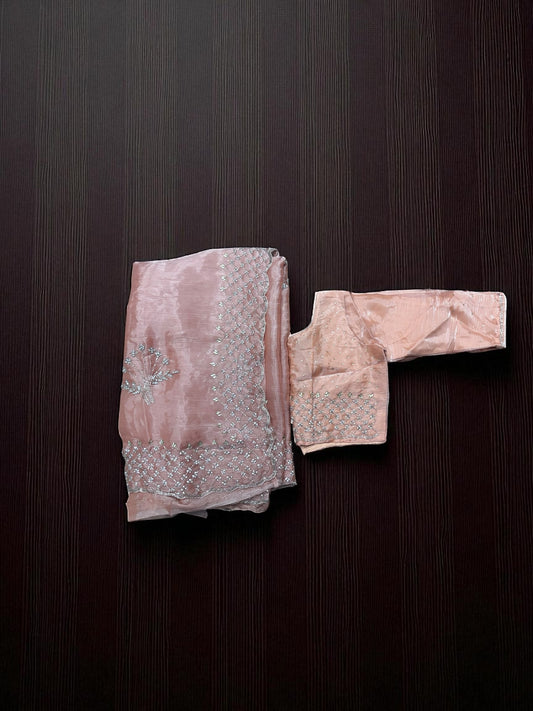 Designer Saree with Ready Blouse, Cultural Wear for Women, Aug36 - Saree Ghor Charlotte