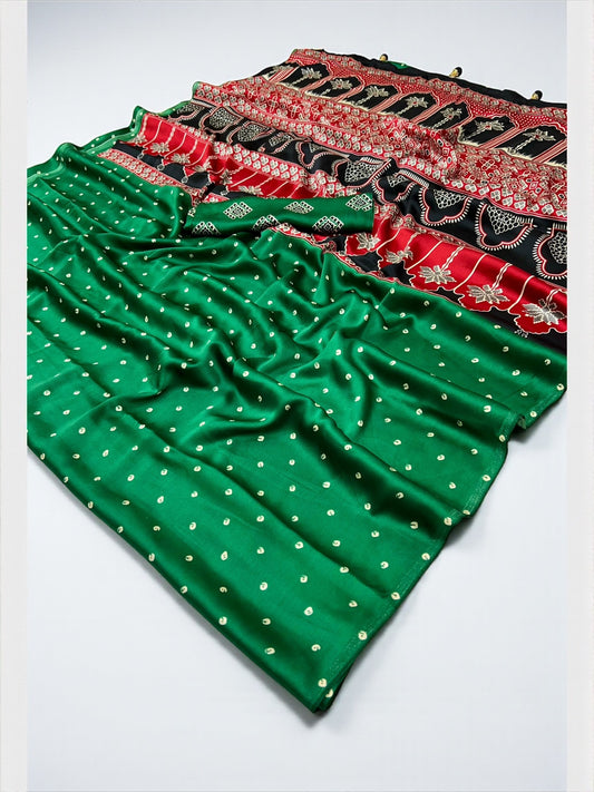 Semi Modal Traditional Saree, Cultural Wear for Women