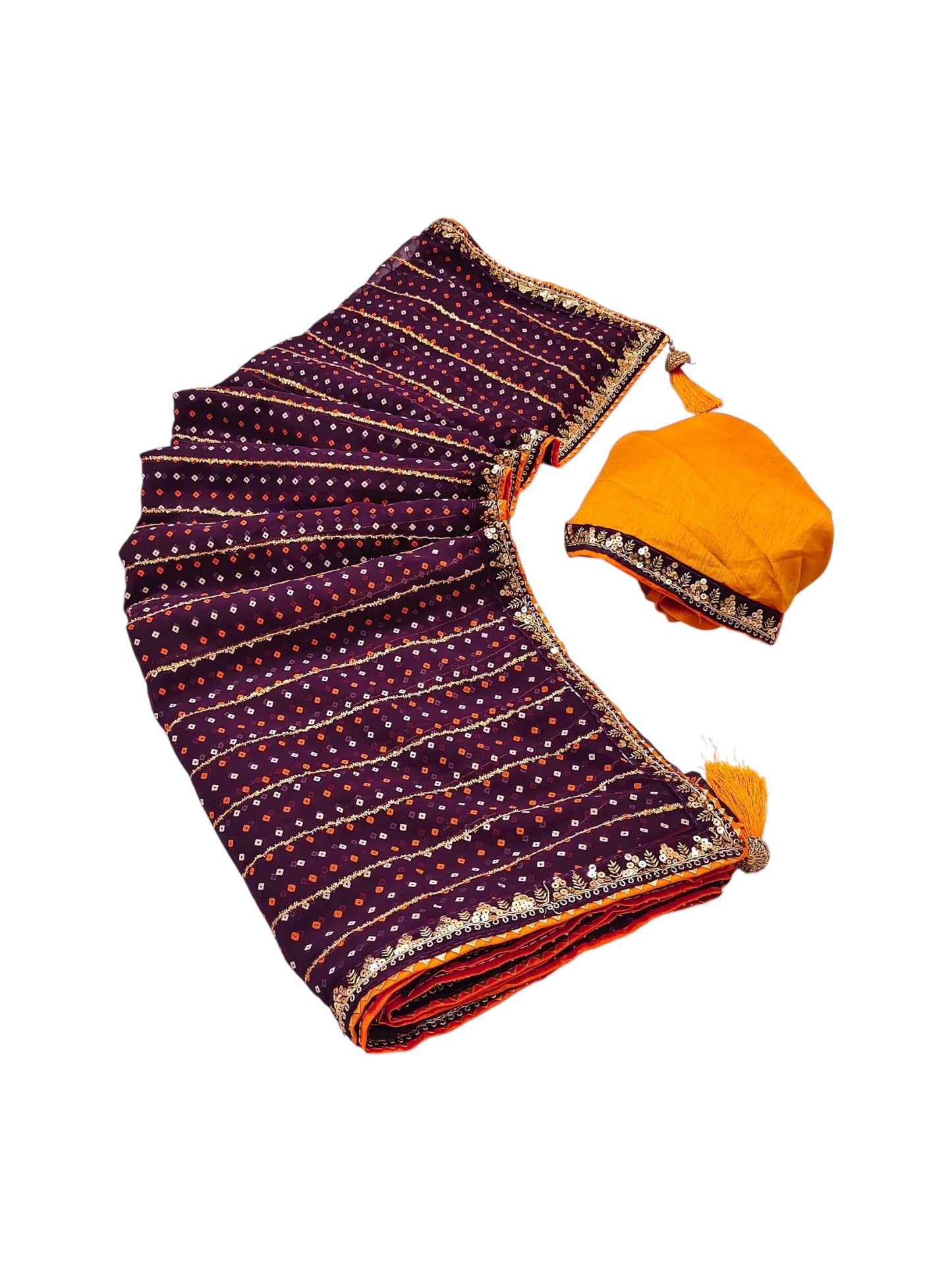 Georgette Blooming Traditional Saree, Cultural Wear for Women