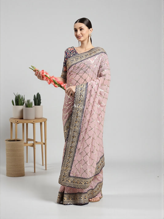 Georgette Traditional Saree, Cultural Wear for Women