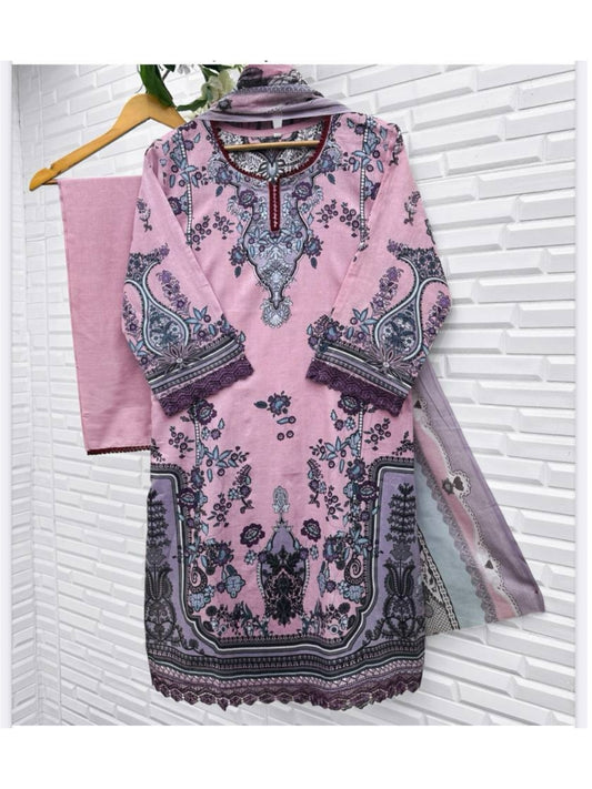 Cotton Printed Traditional Salwar Kameez, Cultural Wear for Women