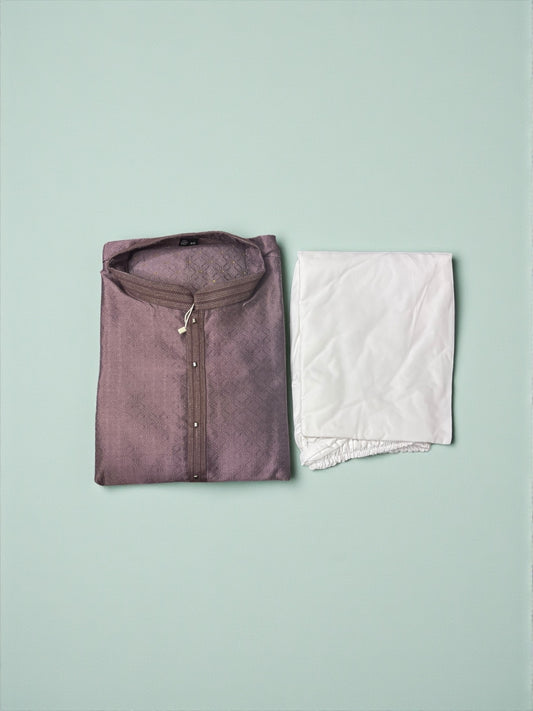 Onion Traditional Men's Kurta Pajama Set– Cultural Wear for Men, Nov