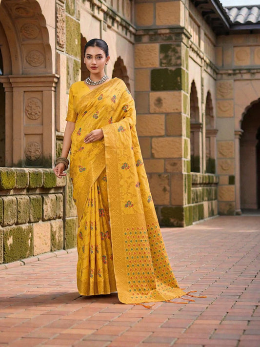 Banarasi Silk Traditional Saree, Cultural Wear for Women