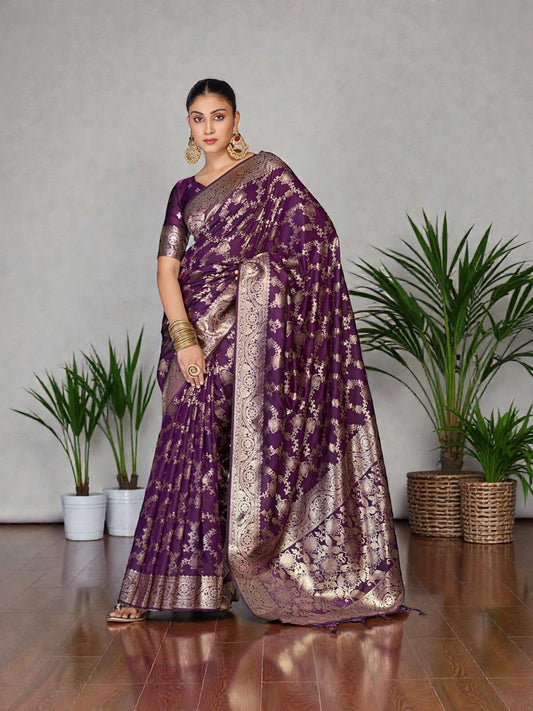 Banarasi Silk Traditional Saree, Cultural Wear for Women