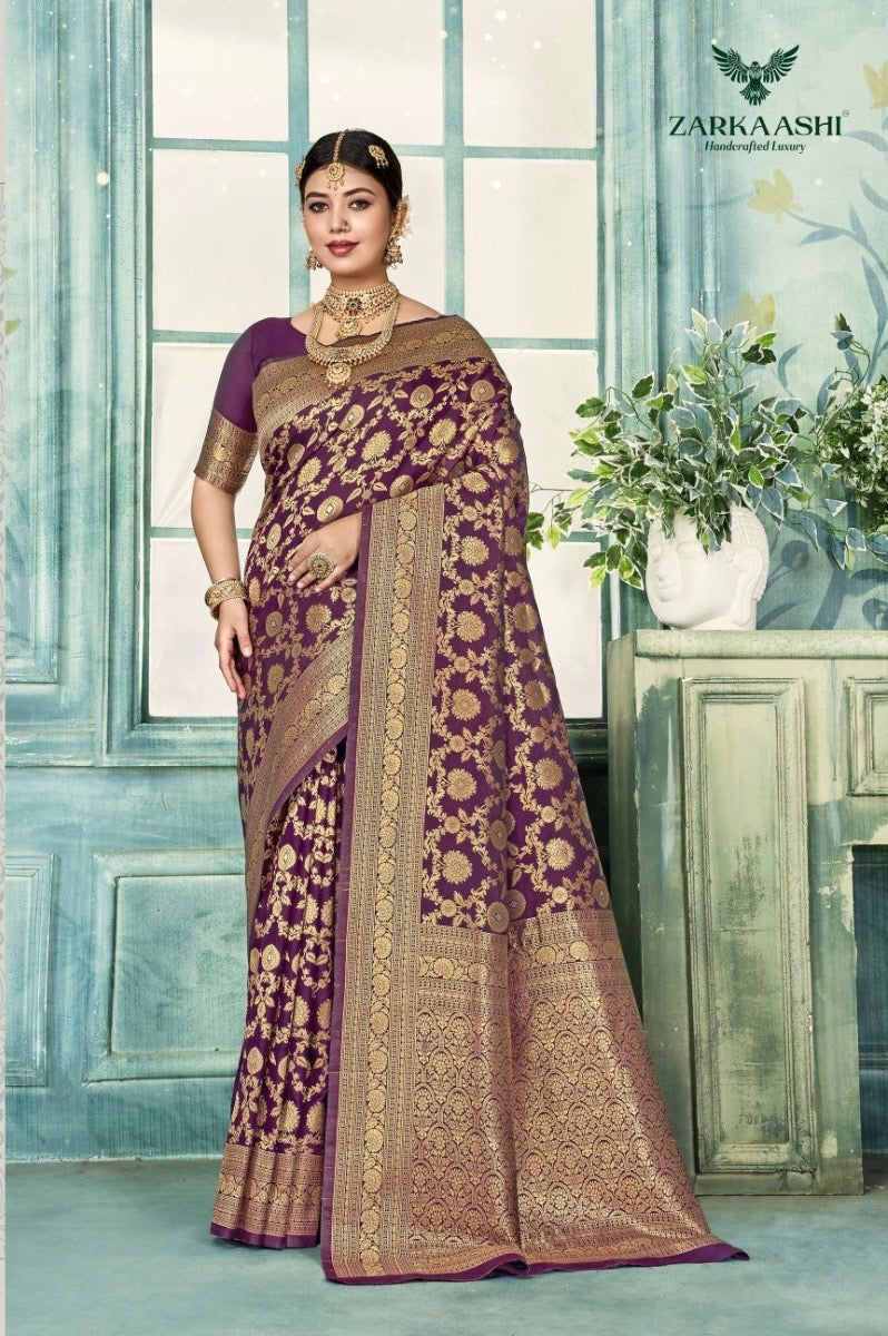Katan Silk Traditional Saree, Cultural Wear for Women