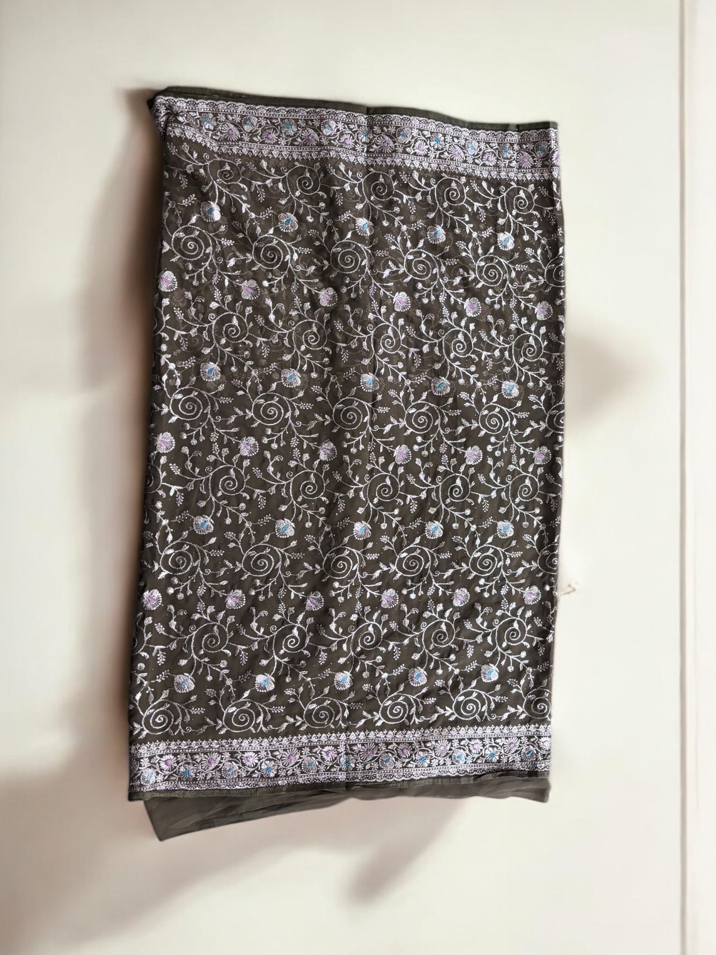 Traditional Designer Saree with Ready Blouse– Ethnic Wear for Women- 306