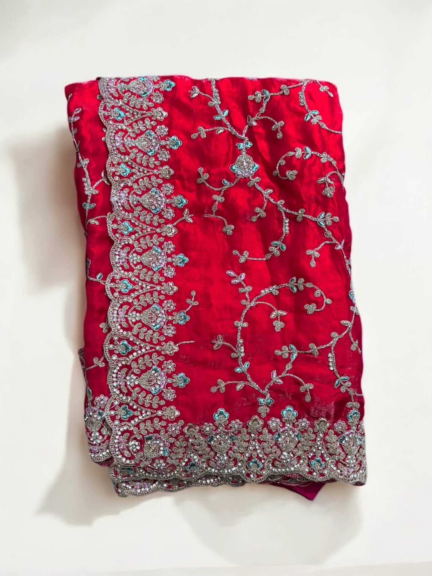 Traditional Designer Saree with Ready Blouse– Ethnic Wear for Women- 304