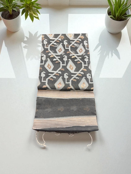 Traditional Masline Organza Saree For Cultural Look , Indian Cultural Wear for Women, 11 - Saree Ghor Charlotte