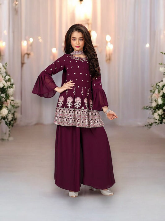 Traditional Fancy Georgette Salwar kameez for Girls - Saree Ghor Charlotte