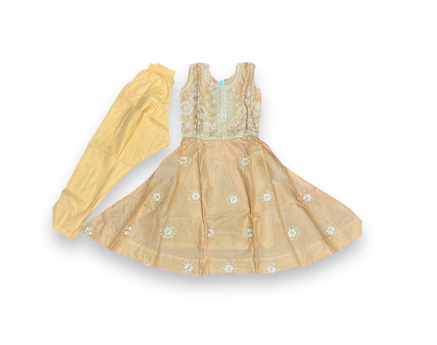 Traditional Cotton Salwar kameez Suit for Girls - Ethnic Wear for Kids - 01 - Saree Ghor Charlotte