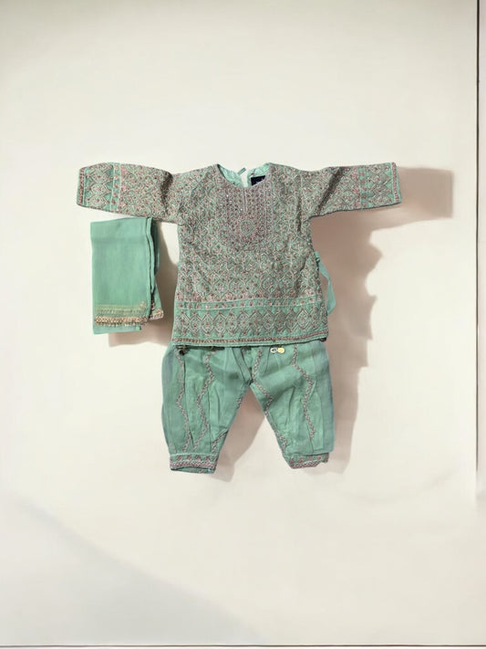 Traditional Designer Salwar Kameez for Little Girls, Elegant & Stylish Cultural Wear, 201 - Saree Ghor Charlotte