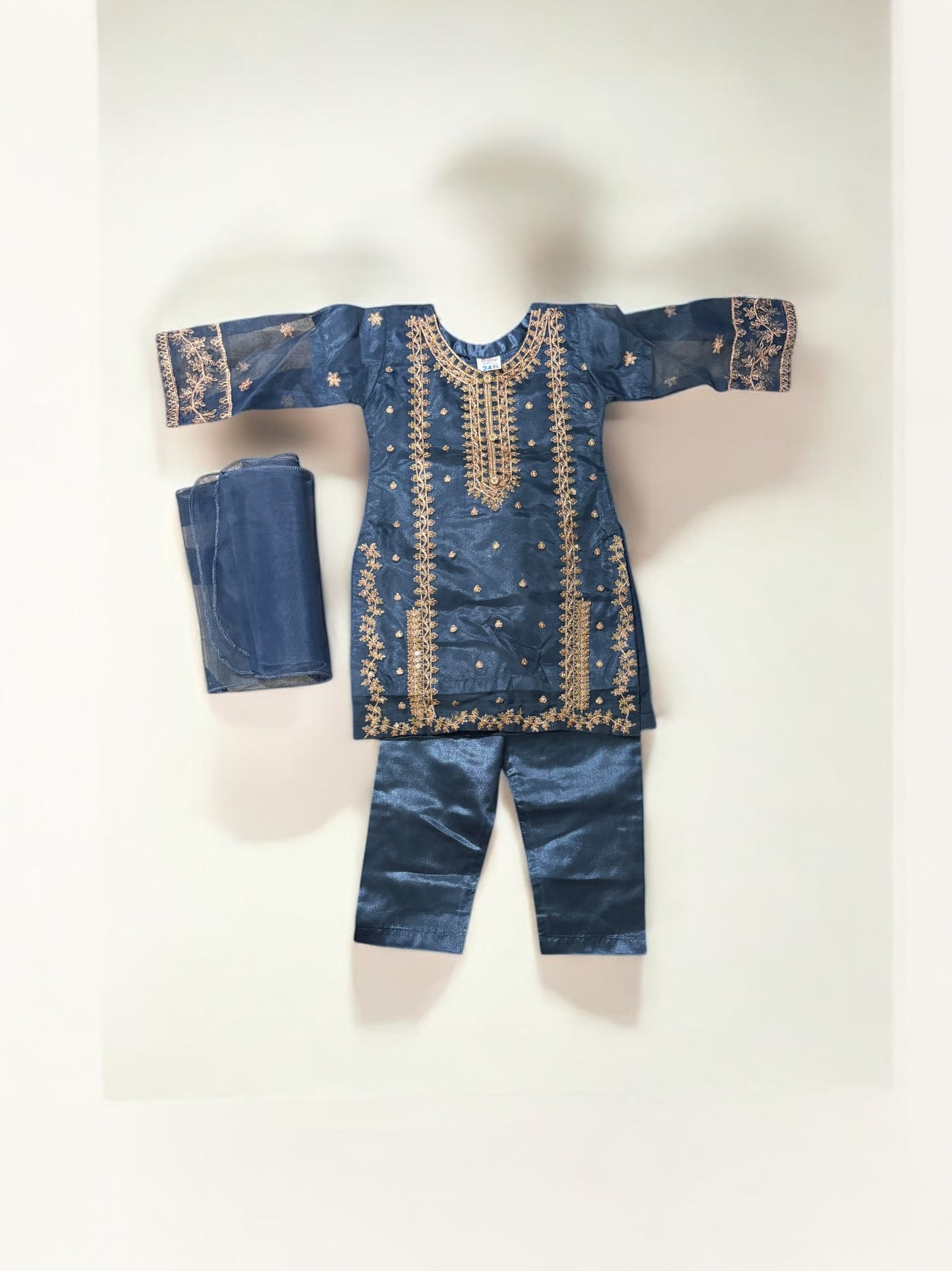 Traditional Designer Salwar Kameez for Little Girls - Elegant & Stylish Ethnic Wear- 202 - Saree Ghor Charlotte