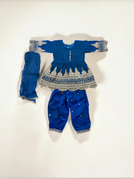 Traditional Designer Salwar Kameez for Little Girls, Elegant & Stylish Cultural Wear, 207 - Saree Ghor Charlotte