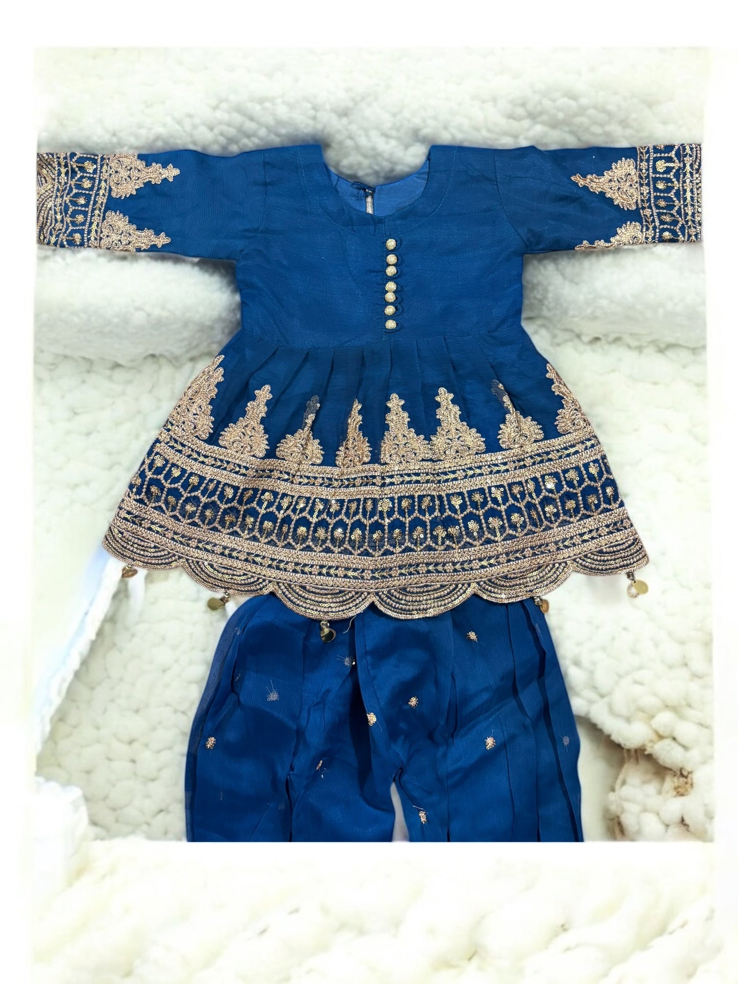 Traditional Designer Salwar Kameez for Little Girls - Elegant & Stylish Ethnic Wear- 207 - Saree Ghor Charlotte