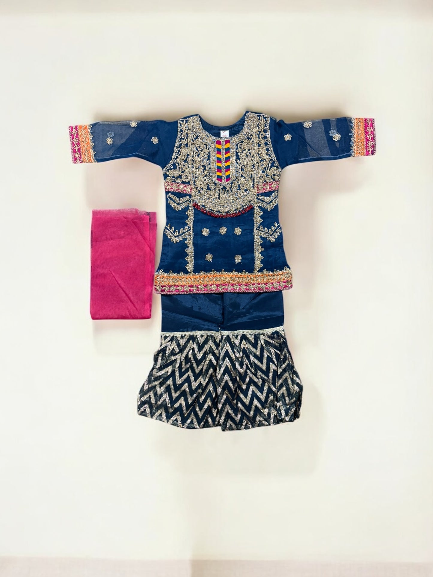 Traditional Designer Salwar Kameez for Little Girls - Elegant & Stylish Ethnic Wear- 214 - Saree Ghor Charlotte