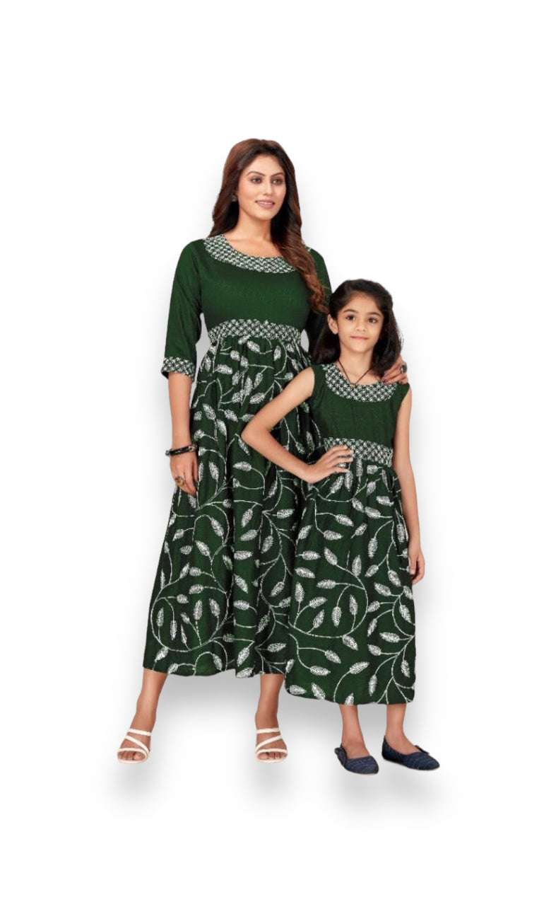 Ethereal Elegance: Girls' Traditional Gown- E- Ethnic Wear - Saree Ghor Charlotte