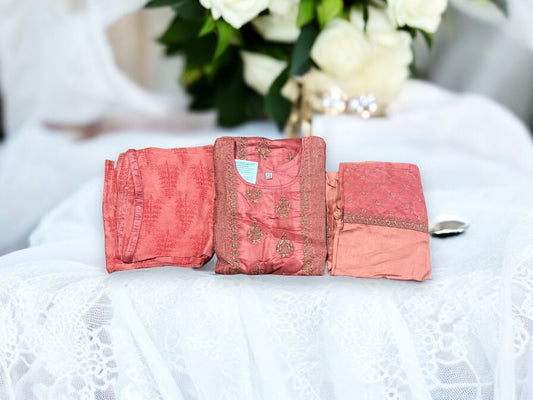 Traditional  Cotton Salwar Kameez Set for Girls, Cultural Wear for Kids, 11 - Saree Ghor Charlotte