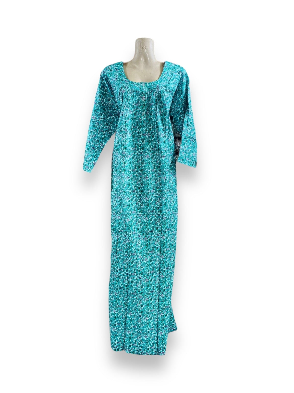Traditional BD Linen Maxi with Matching Dupatta – Ethnic Wear for Women - 102 - Saree Ghor Charlotte