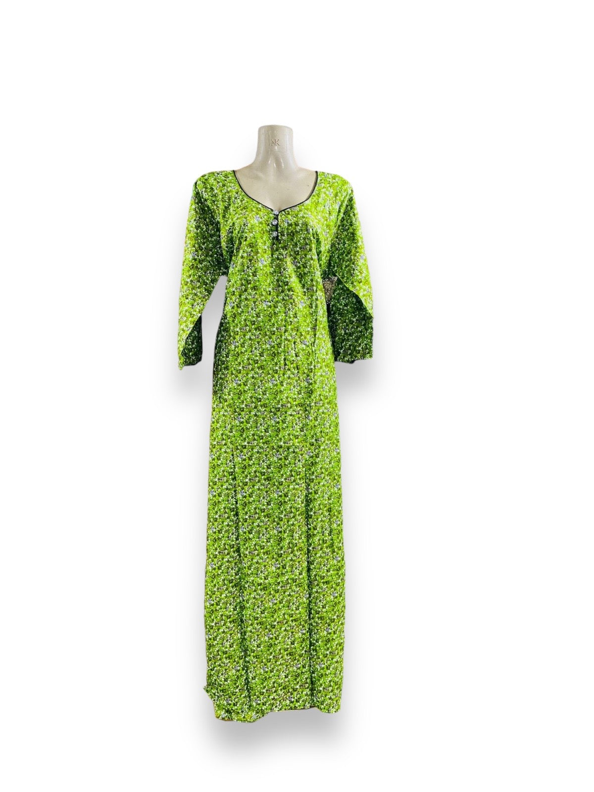 Traditional BD Linen Maxi with Matching Dupatta – Ethnic Wear for Women - 110 - Saree Ghor Charlotte