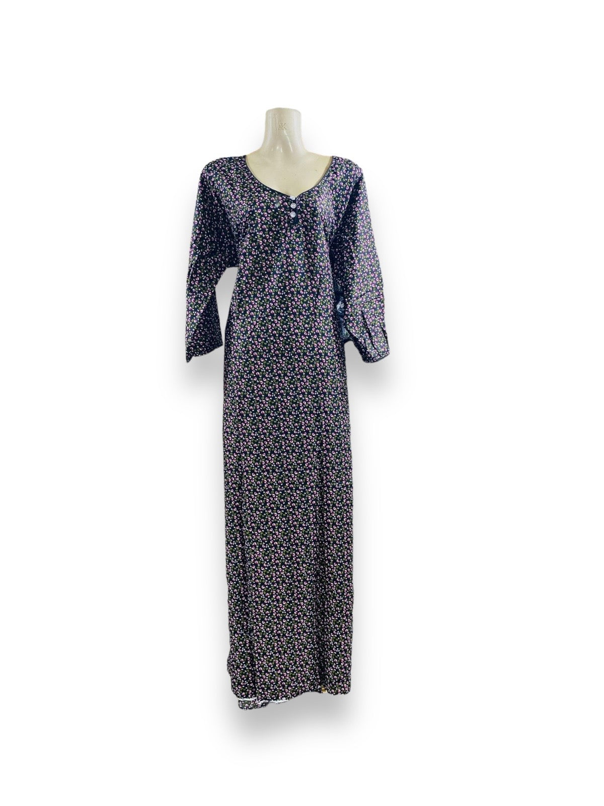 Traditional BD Linen Maxi with Matching Dupatta – Ethnic Wear for Women - 111 - Saree Ghor Charlotte