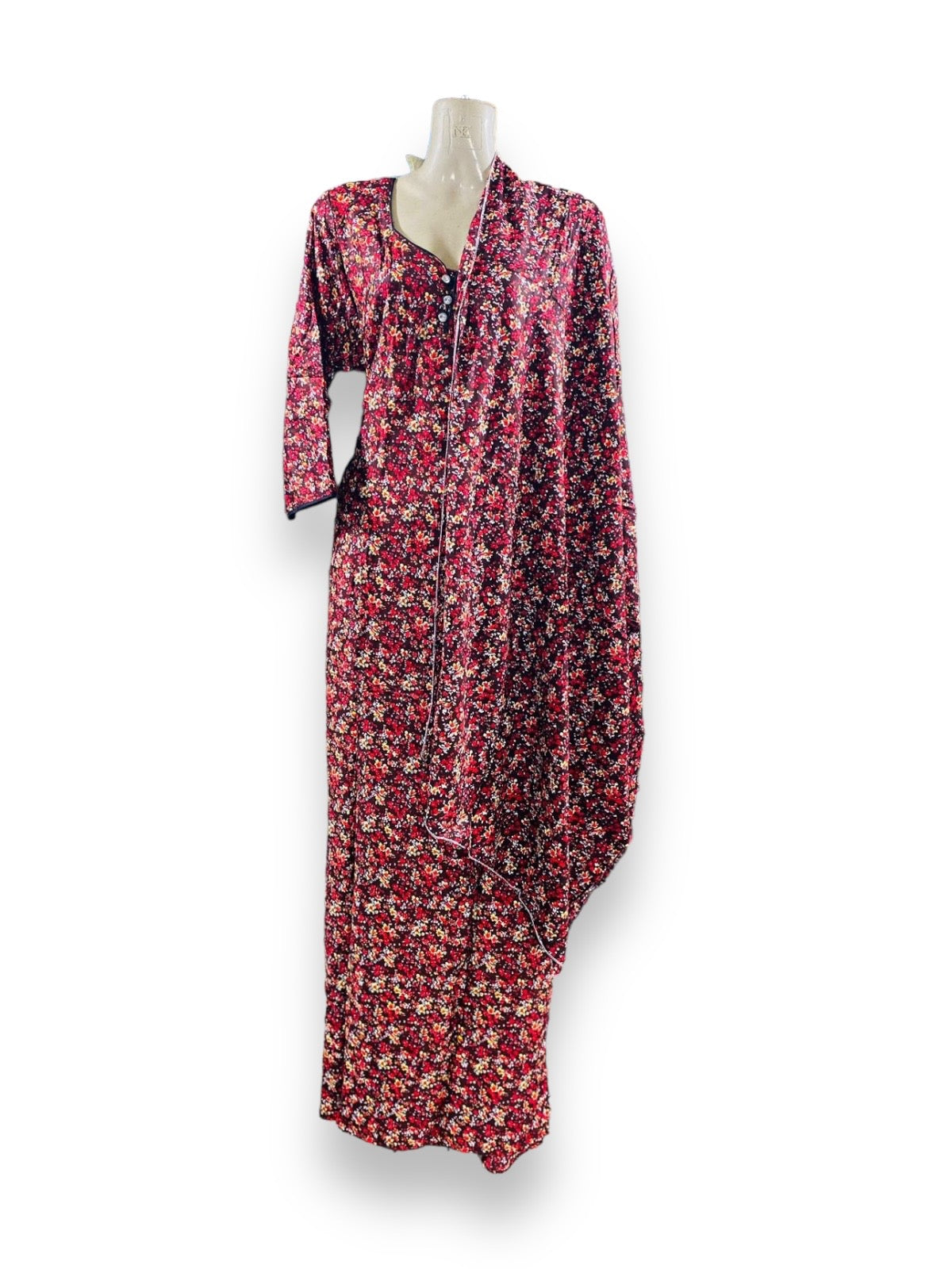 Traditional BD Linen Maxi with Matching Dupatta – Ethnic Wear for Women - 117 - Saree Ghor Charlotte