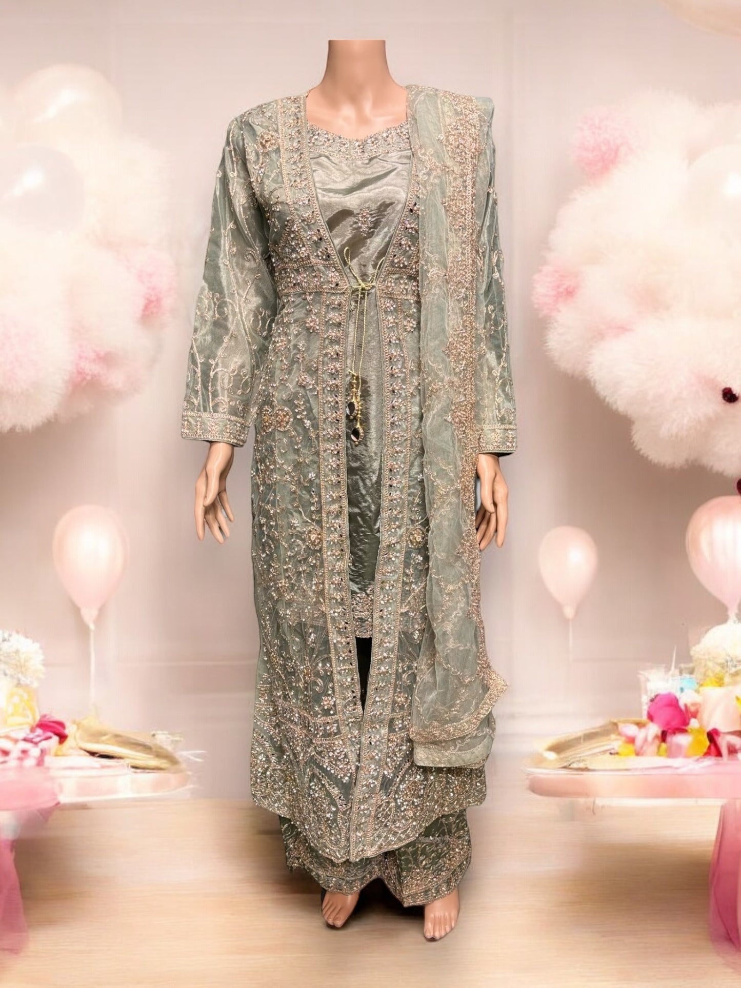 Designer Party Wear Salwar Kameez Set -Ethnic Wear for Women- 203 - Saree Ghor Charlotte
