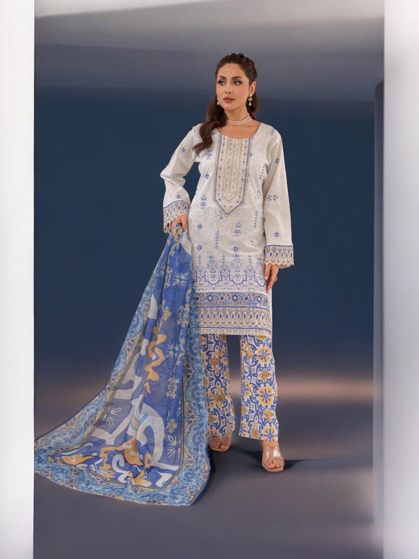 Pakistani Salwar Kameez Suit – Ethnic Wear for Women- Ju107 - Saree Ghor Charlotte