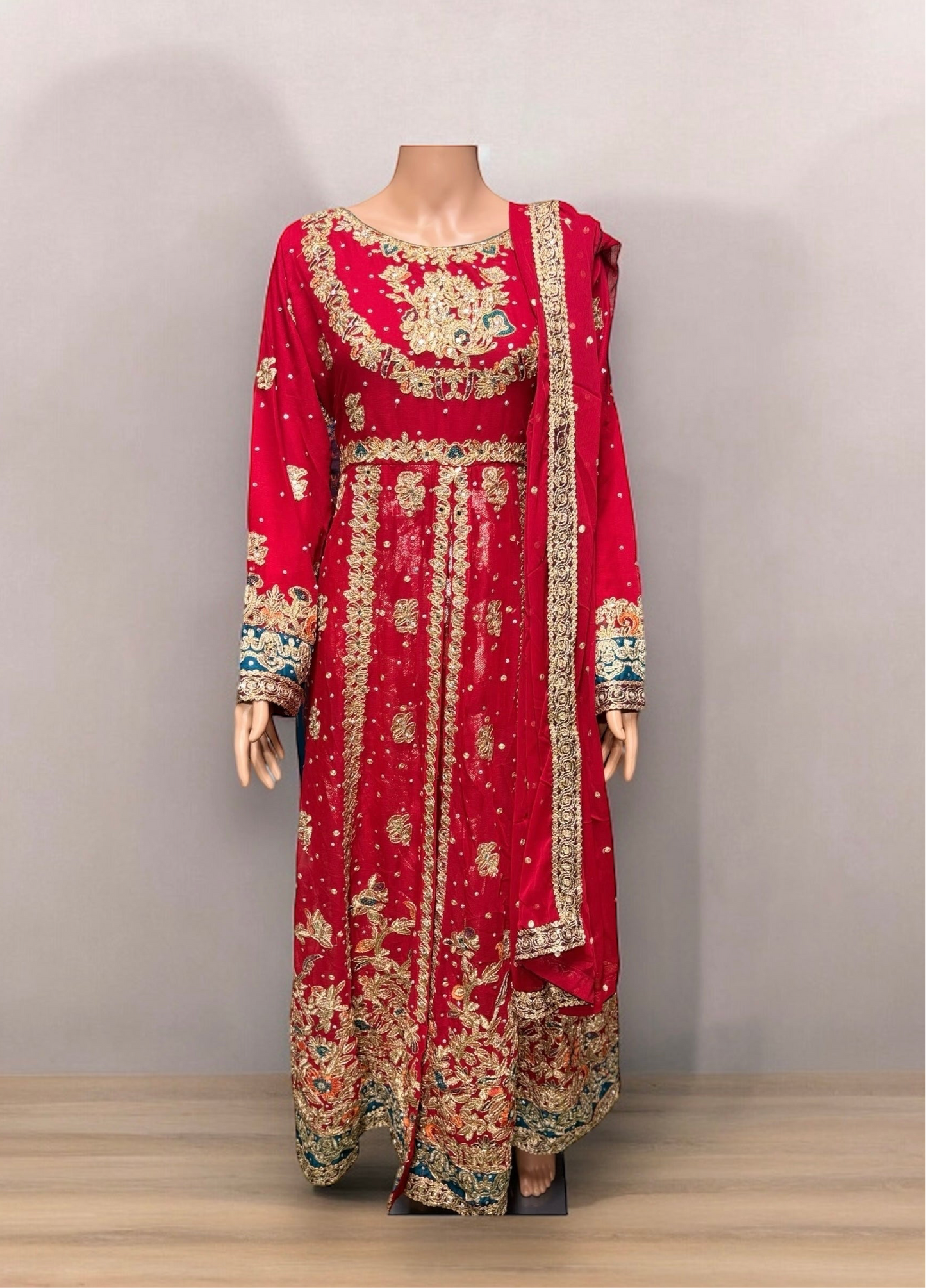 Traditional Designer Maxi Gown-Ethnic Wear for Women - 204 - Saree Ghor Charlotte