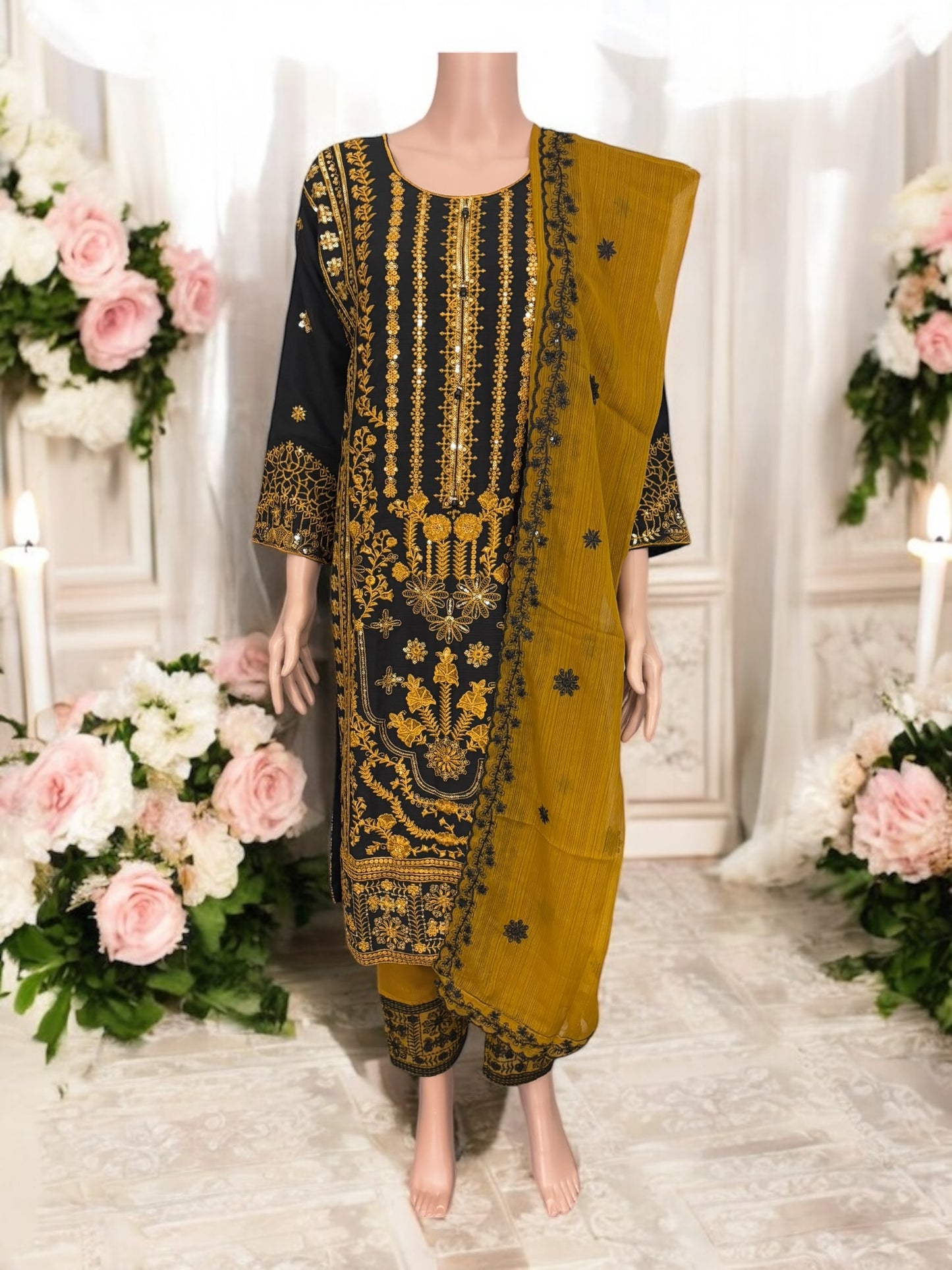 Traditional Designer Salwar Kameez Suit - Ethnic Wear for Women - 219 - Saree Ghor Charlotte