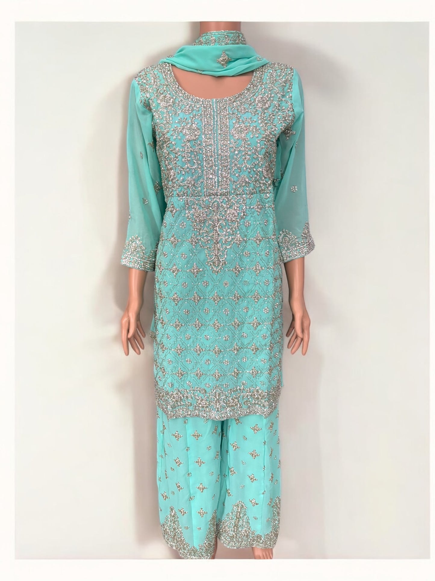 Traditional Designer Sharara Salwar Kameez Suit - Ethnic Wear for Women - 210 - Saree Ghor Charlotte