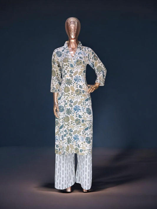 Traditional Kurti Set, Cultural Wear for Women, Ju08 - Saree Ghor Charlotte