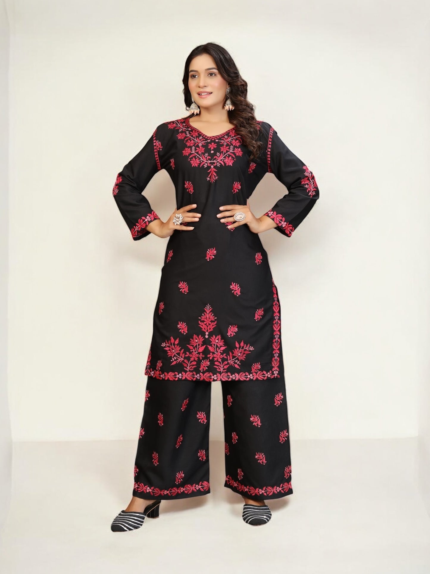 Traditional Kurti Set – Ethnic Wear for Women- Ju10 - Saree Ghor Charlotte
