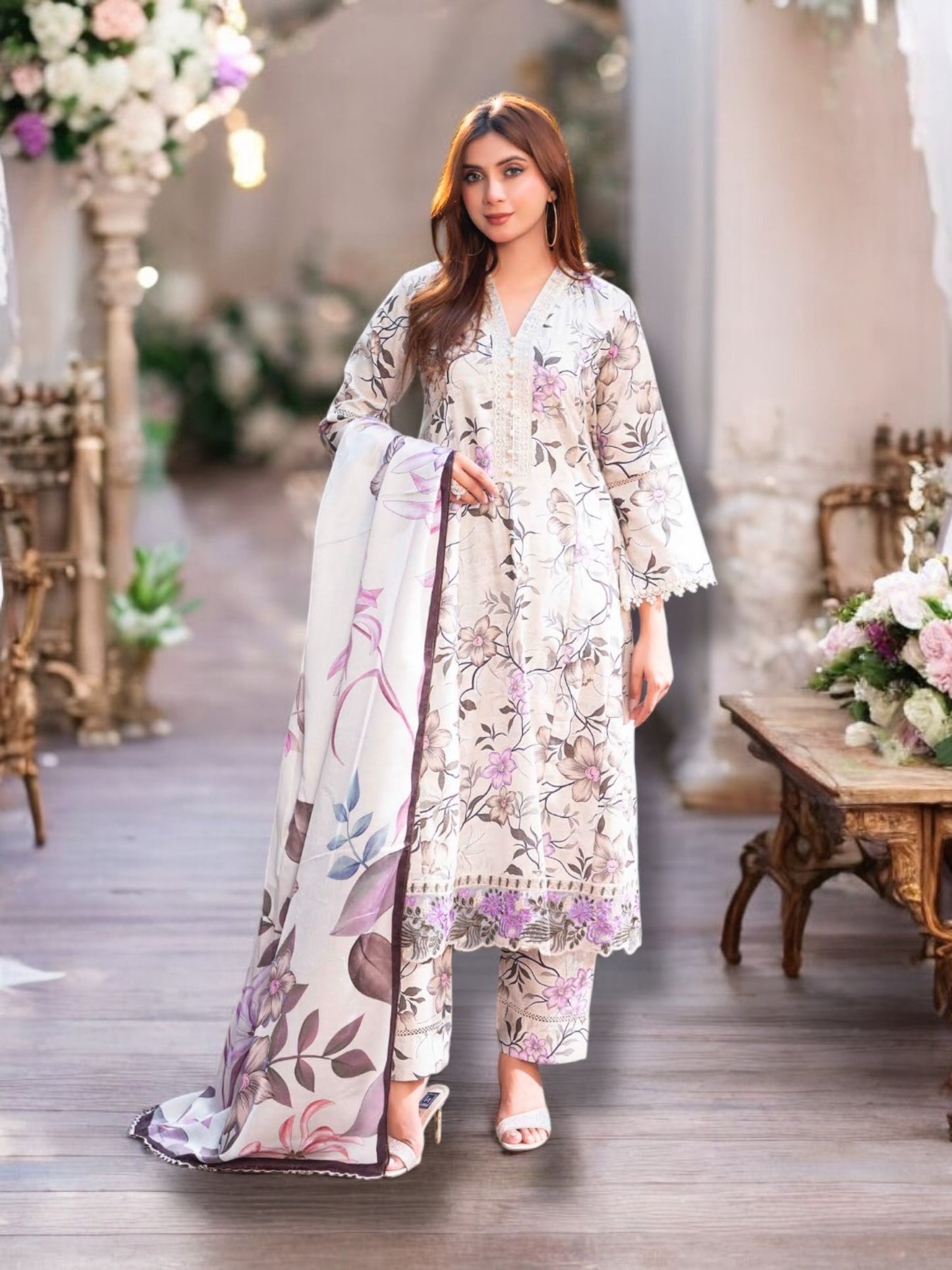 Traditional Pakistani Salwar Kameez – Ethnic Wear for Women-01 - Saree Ghor Charlotte
