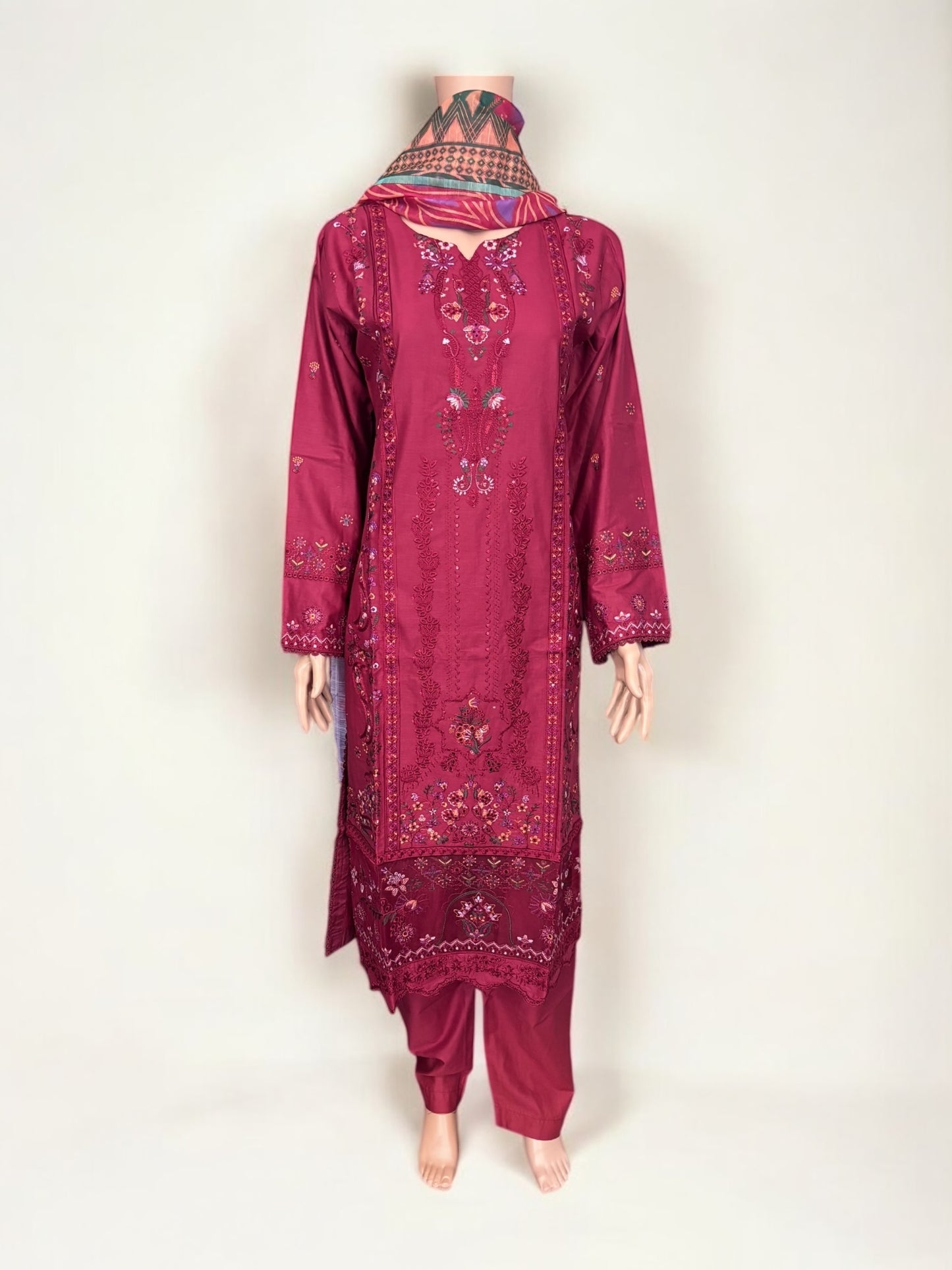 Traditional Pakistani Salwar Kameez – Ethnic Wear for Women-268 - Saree Ghor Charlotte